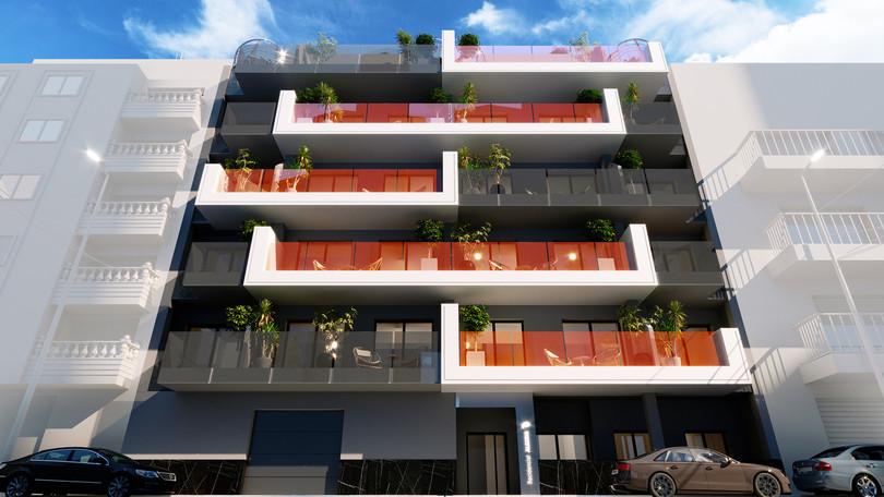 A new project to be built in Torrevieja on the Costa Blanca. 