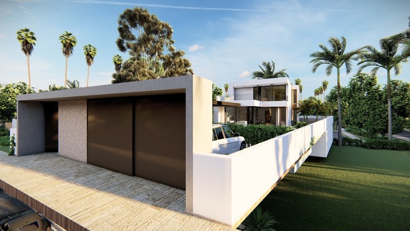 Detached house to be build to the Costa Blanca only 650 meters from the sandy beach of Zenia