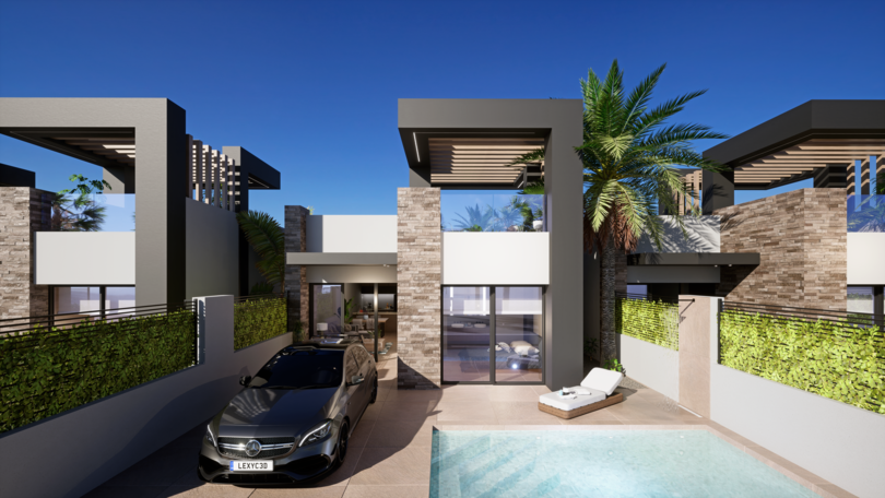 These villas are part of a project, in the beautiful town of San Fulgencio